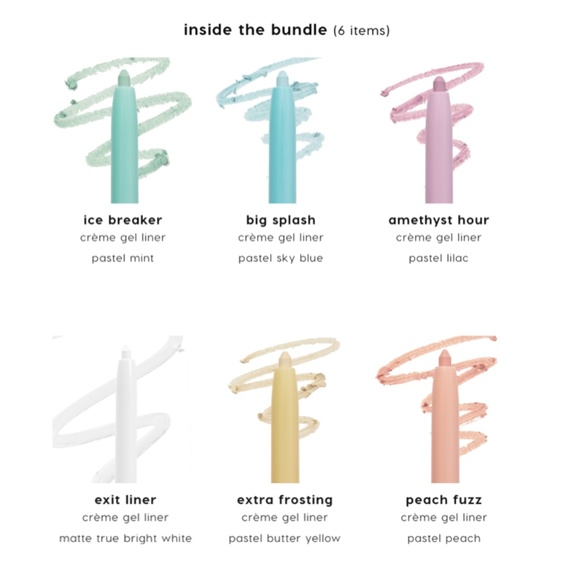 Colourpop Fresh Cut Crème Gel Liner Kit: $48 Value! - Picture 2 of 4